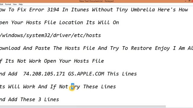 Error 3194 When Trying To Restoring IOS 7 /8 Or 9 In Itunes смотреть онлайн