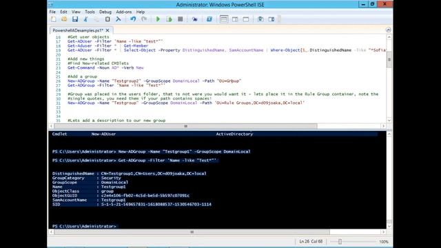 Intro to the AD module for powershell смотреть онлайн