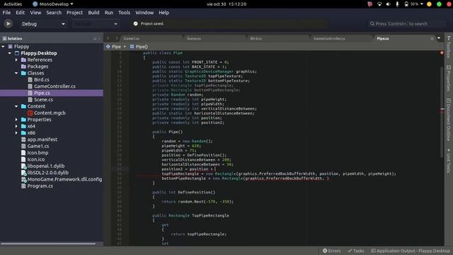Programando Flappy Bird con C# y XNA Framework (Monodevelop o VisualStudio y Monogame) смотреть онлайн