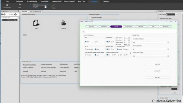 DWIN Display Tutorials #0 - Setting up and configuring the display