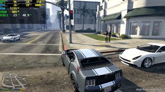GTA 5 GT 240 - 1080p 900p 720p Medium, Settings смотреть онлайн