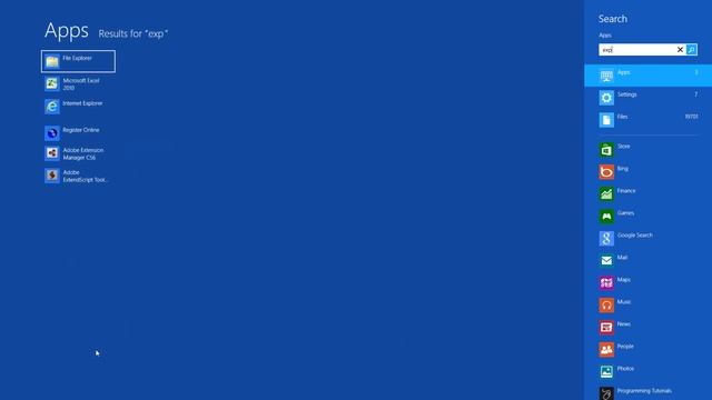 Finding Program Files in Windows 8 смотреть онлайн
