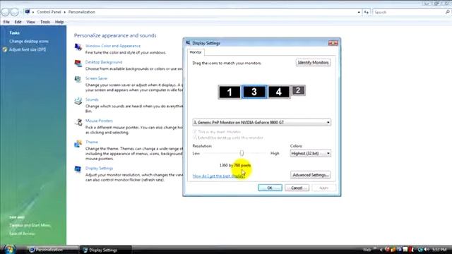 Vista and Windows 7 Desktop size смотреть онлайн