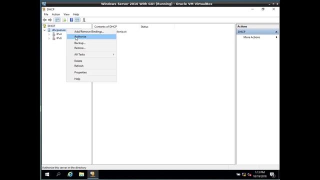 How to authorize a DHCP Server in a promoted server смотреть онлайн
