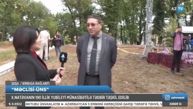 Şuşada Xurşudbanu Natəvanın 190 illiyinə həsr olunan tədbir keçirilir - BİRBAŞA BAĞLANTI смотреть онлайн