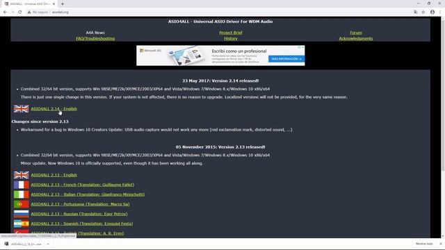 Instalar ASIO4ALL en Windows para usar con Pro Tools смотреть онлайн