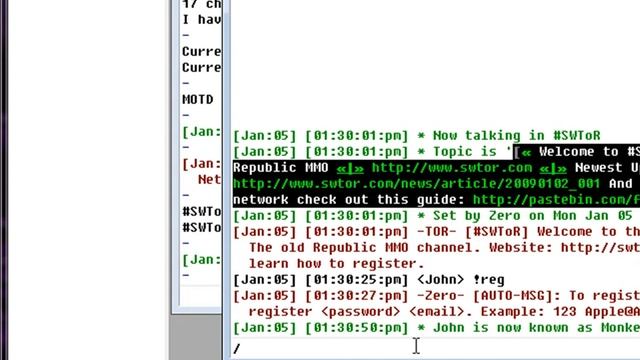 SWToR IRC Network - How to connect смотреть онлайн