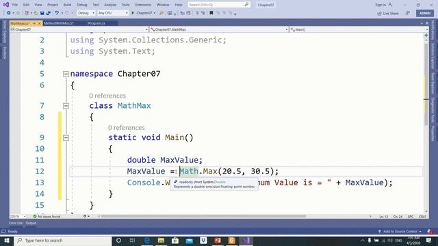 Methods with multiple parameters смотреть онлайн