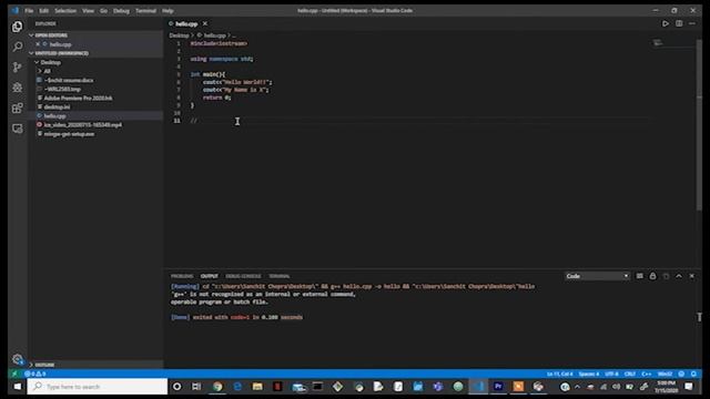 How to Setup Visual Studio code for C++ Language... смотреть онлайн
