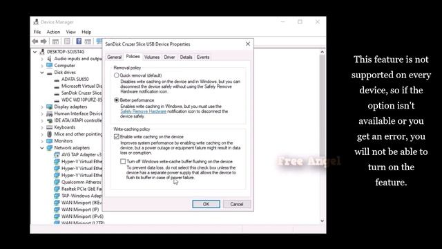 How to manage disk write caching for external storage on Windows 10 to speed up process easy steps смотреть онлайн
