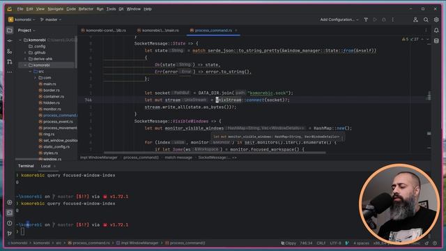 Improving Socket IPC Reliability | Rust Live Programming🦀 | Komorebi | Windows 11 Tiling WM смотреть онлайн