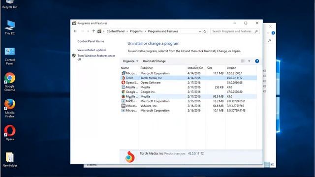 How to Uninstall Torch Browser 45 on Win 10 смотреть онлайн