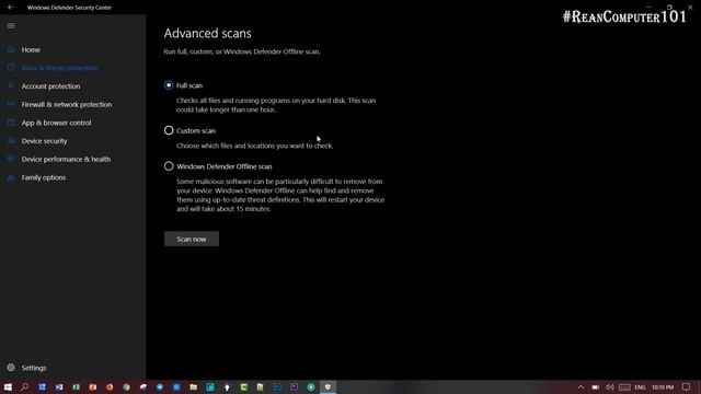 ➡ តិចនិចស្កេនមេរោគជាមួយ Windows Defender លើ Windows 10 | rean computer 101 смотреть онлайн