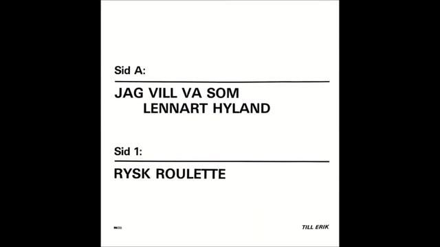 Respect – Jag Vill Va Som Lennart Hyland (FULL 7´´ 1980) смотреть онлайн