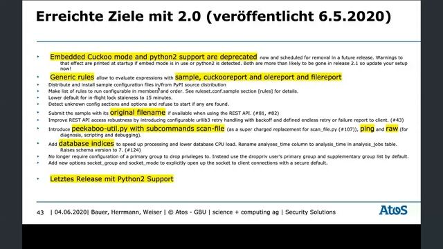 PeekabooAV 1.7 und 2.0 - Entwicklungen beim Open Source Malwarescan von E-Mail-Anhängen смотреть онлайн