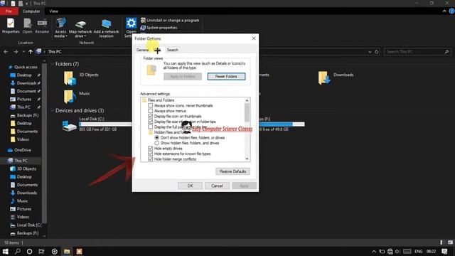 How to show hide folders in windows 10 8 7 pc x64 and x32 смотреть онлайн