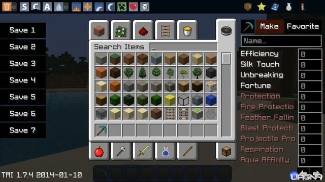 Minecraft Mods TooManyItems 1.7.4 by RapaGames смотреть онлайн