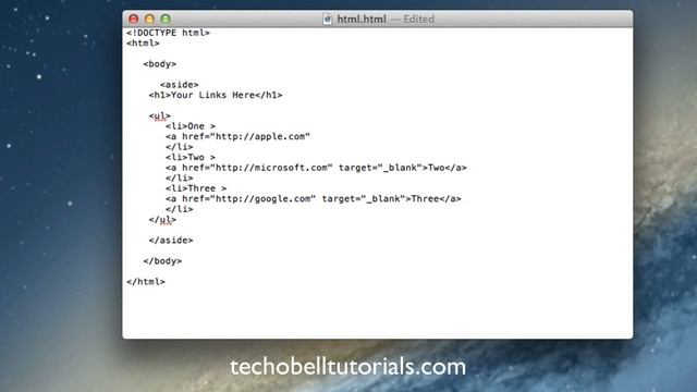 HTML5 Tutorial 2.0.5 | How to Link to Websites смотреть онлайн