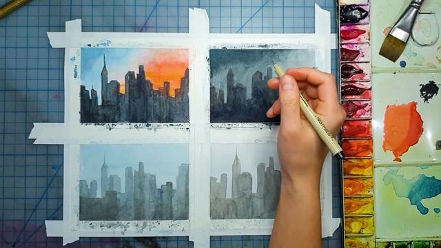 Paint with Me #1 (ft. watercolor and the view from my window) смотреть онлайн