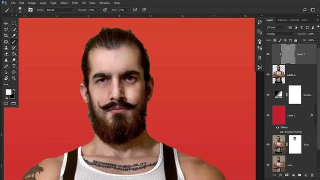 Dodge and Burn Look l Photoshop CC Tutorial l Photoshop Effects Portrait Designs смотреть онлайн