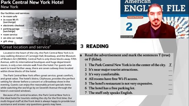 American English File 2nd Edition Book 2 workbook Practical English Episode 1 Hotel problems смотреть онлайн