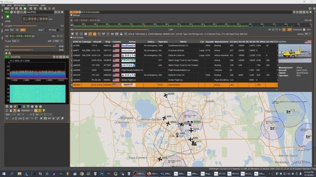 SDRAngel Using HackRF One to Track Aircraft смотреть онлайн