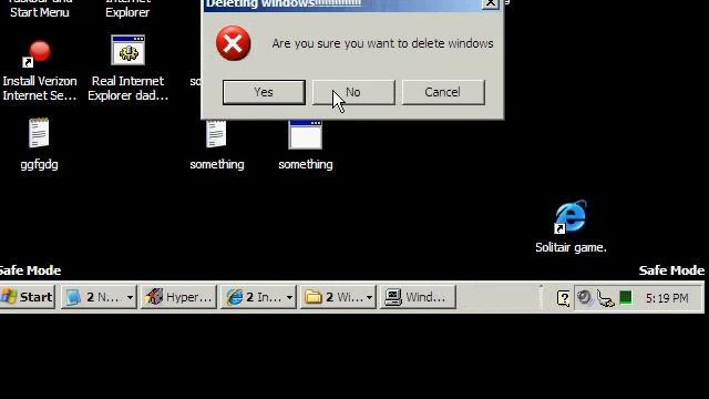 How to make a error message in Windows XP. смотреть онлайн
