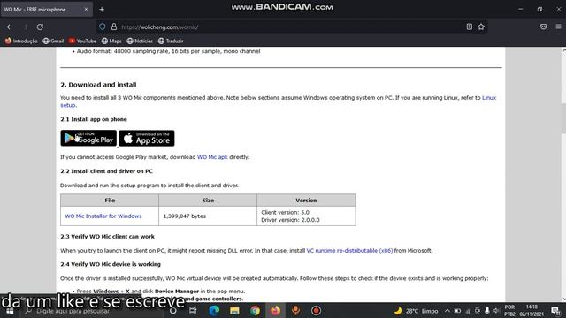 como instalar o wo mic no pc e android смотреть онлайн