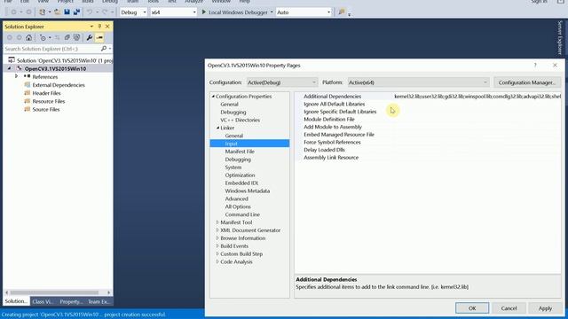 opencv 3.1 c++ visual stadio 2015 windows 10 config 64x setup config project смотреть онлайн
