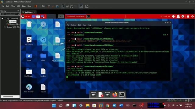Ethical Hacking | Enable Monitor Mode & Setup|TPLink-WN722N V2/V3|VMware KaliLinux| Practical Bangl смотреть онлайн