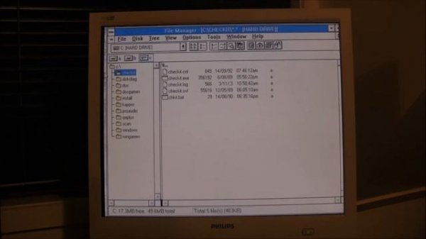 A 386 PC-Compatible running MS Windows 3.1 (as seen in Terry Stewart's computer collection)