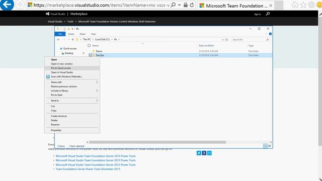 Microsoft Team Foundation Version Control Windows Shell Extension смотреть онлайн