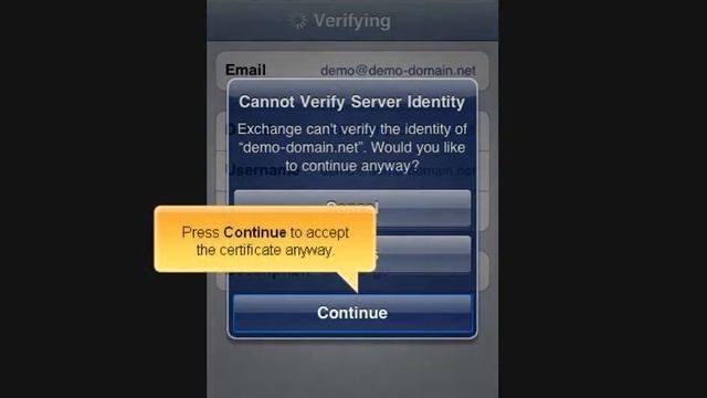 Configuring An Exchange Or Z Push Email Account On An Iphone смотреть онлайн