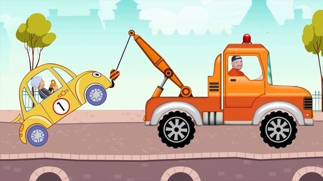 Сборник лучших хитов про синий трактор и машинки. смотреть онлайн