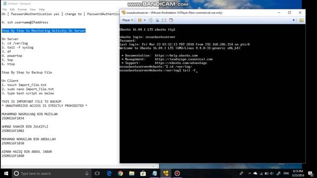 (Ubuntu) SSH, Monitoring and Backup On Ubuntu Server смотреть онлайн