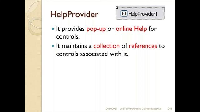 VB.NET Lecture 55(Part 5)- Component | ImageList | HelpProvider | Properties | Method | Event |Hind смотреть онлайн