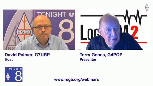 RSGB Tonight@8 - Log4OM: The first decade by Terry Genes, G4POP смотреть онлайн