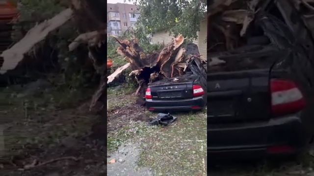 Ураган в Черкесске #ураганы #snow #weather смотреть онлайн