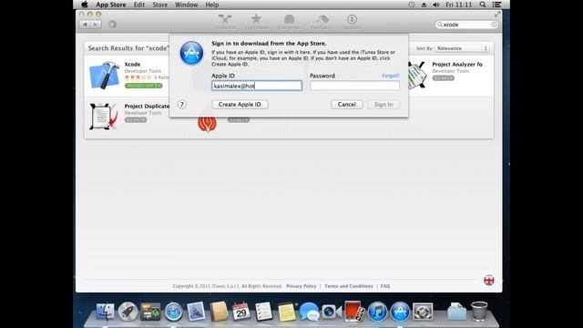 Install XCode Within Windows