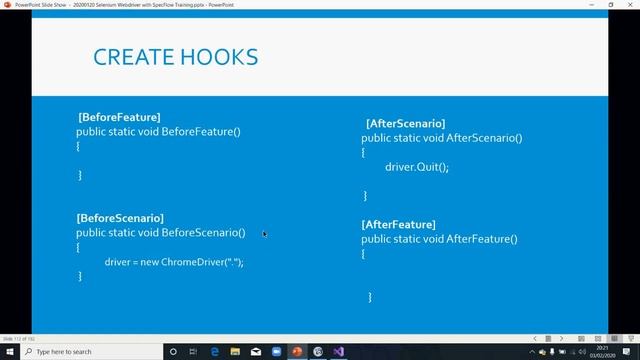 Introduction To Test Automation C#-Class 2b( Create Hook) смотреть онлайн