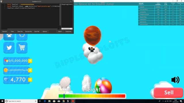 [OP] BALLOON SIMULATOR SCRIPT INF COINS INF GEMS смотреть онлайн