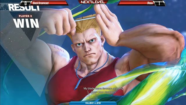Street Fighter 5 Tournament: Next Level Battle Circuit V.26 - Black Dreamcast (Ryu) v JRosa (Guile) смотреть онлайн