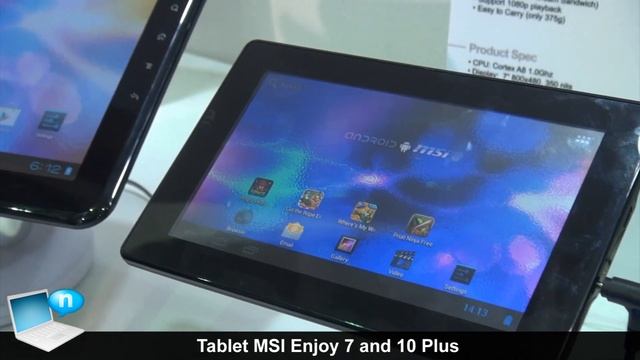 Tablet MSI Enjoy 7 and 10 Plus смотреть онлайн