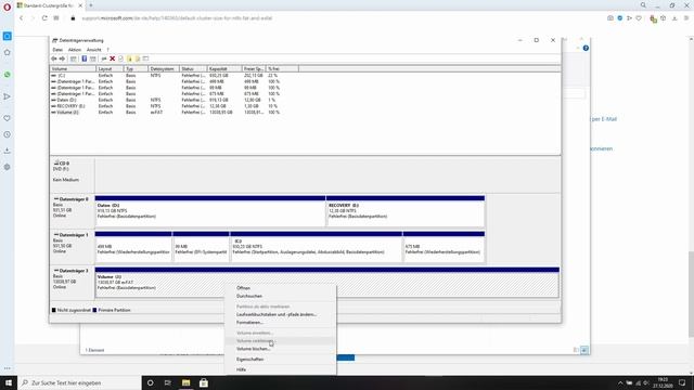 exFAT Partitionieren Windows 10 - Problem mit Clustergröße GELÖST! SOLVED! 128 KB смотреть онлайн