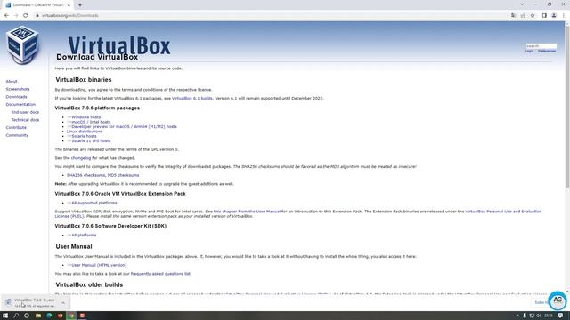 Como Baixar e Instalar o Virtualbox 7.0 versão recente смотреть онлайн