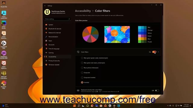 Learn How to Change the Color Filters Settings in Windows 11: A Training Tutorial смотреть онлайн