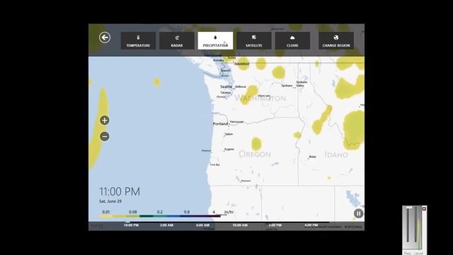Weather App overview in Windows 8.1 смотреть онлайн