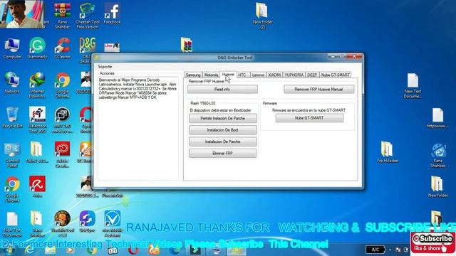 D&G Unlocker Tools For Remove FRP HTC,Lenovo,Huawei,Motorola Remove FRP Tools For All Mobile Brands