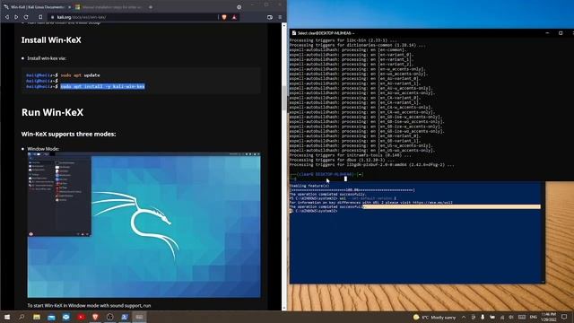 WSL2 Kali Linux on Windows 10 смотреть онлайн