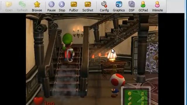 Luigi's Mansion on GMA 950 using Dolphin Emulator playable (pls read description) смотреть онлайн